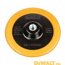 Шлифплатформа DeWALT, для полировальной машины DWP849X, D=180 мм, с липучками.