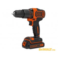 Шуруповёрт Black&Decker BDCHD18KB