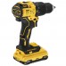 Дрель-шуруповёрт аккумуляторная бесщёточная ударная DeWALT DCD709L2T