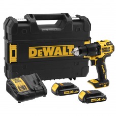 Дрель-шуруповёрт аккумуляторная бесщёточная ударная DeWALT DCD709S2T