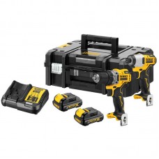 Набор из двух инструментов бесщеточных DeWALT DCK2110C2T