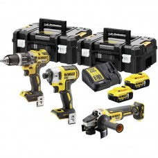 Набор из трех инструментов бесщеточных DeWALT DCK384P2T