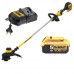 Коса аккумуляторная бесщёточная DeWALT DCM561P1+DCB184